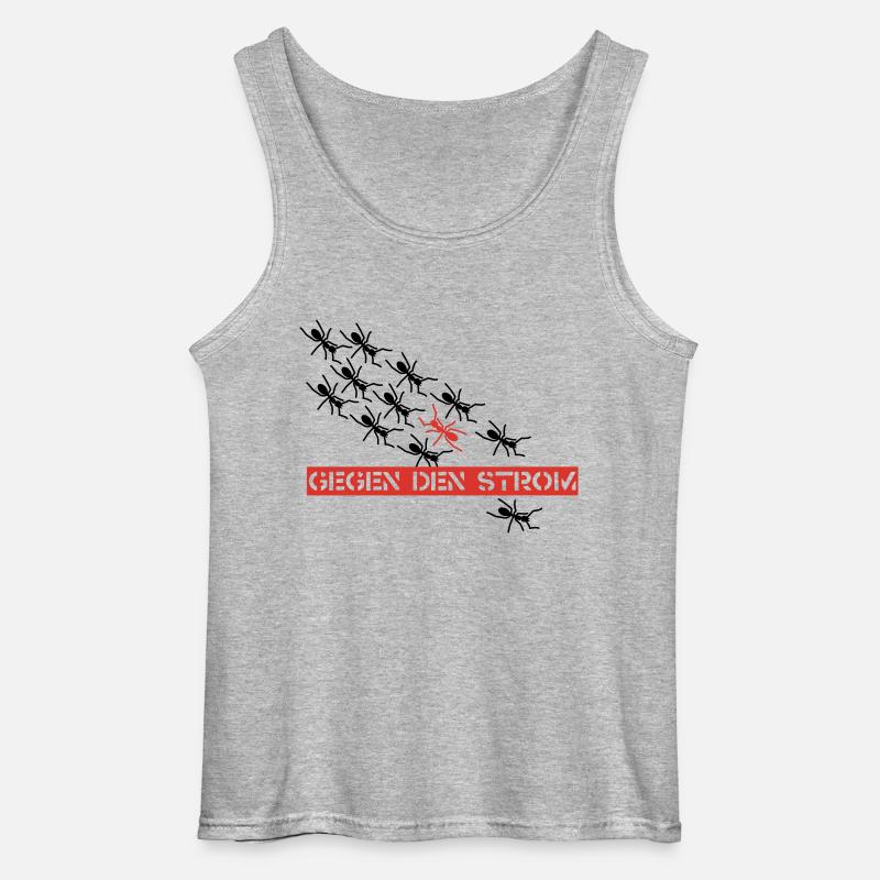Ants - Gildan Männer Tank Top - Grau meliert
