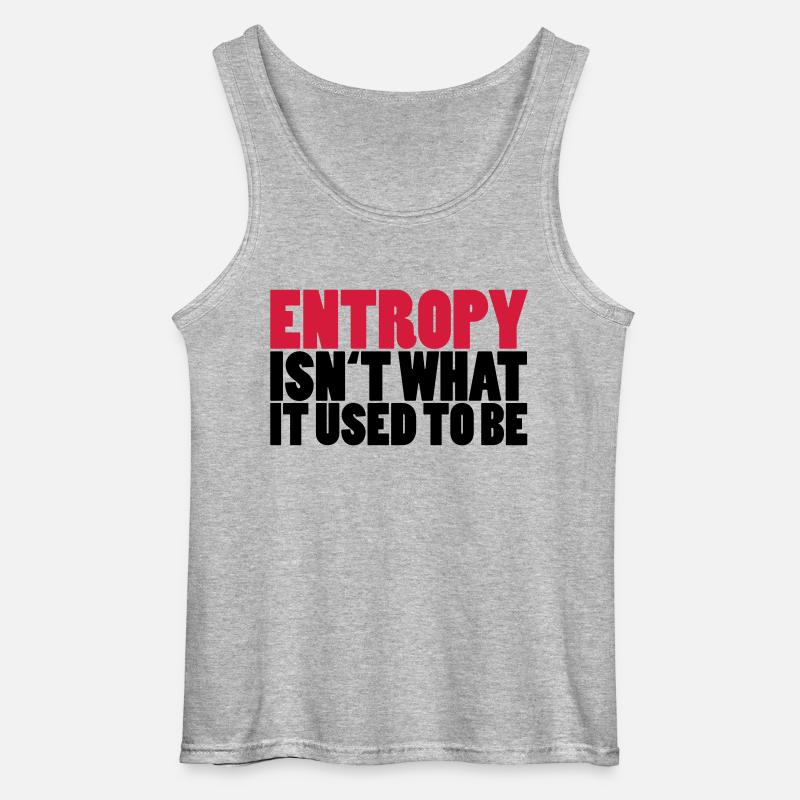 Entropy - Gildan Männer Tank Top - Grau meliert