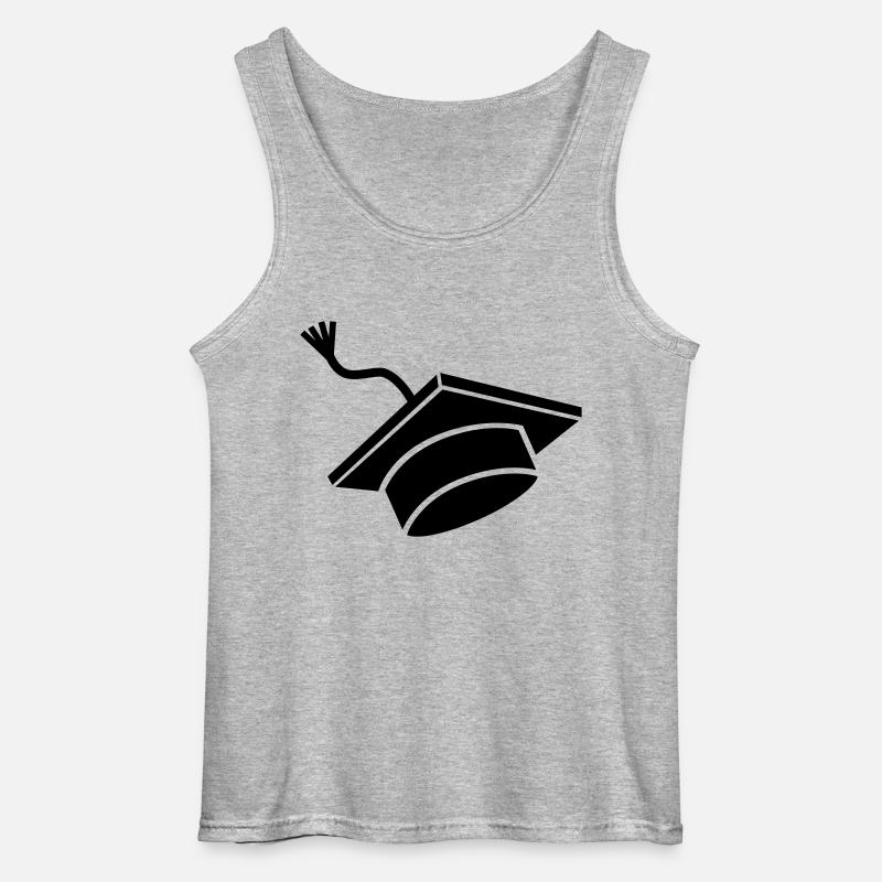 Doktorhut - Gildan Männer Tank Top - Grau meliert