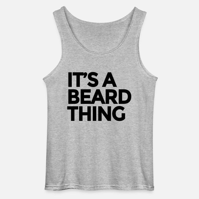 It's a Beard Thing - Gildan Männer Tank Top - Grau meliert