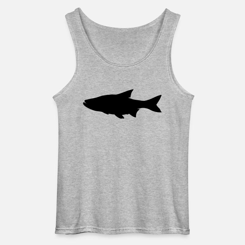 Rapfen - Gildan Männer Tank Top - Grau meliert