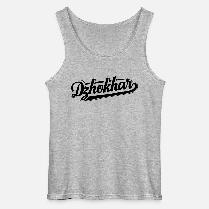 Dschochar Dudajew - Gildan Männer Tank Top - Grau meliert