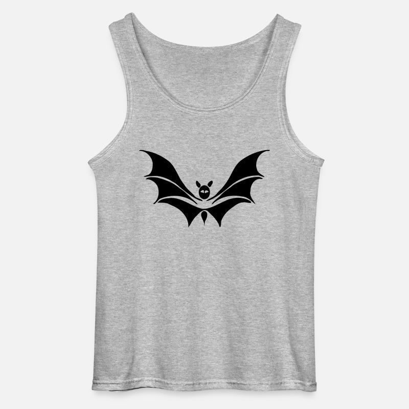 Bat - Gildan tanktop til mænd - gråmeleret