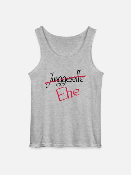 junggeselle 2 - Gildan Männer Tank Top - Grau meliert