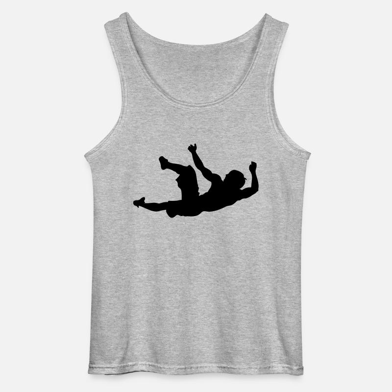 Klettern # 7 - Gildan Männer Tank Top - Grau meliert
