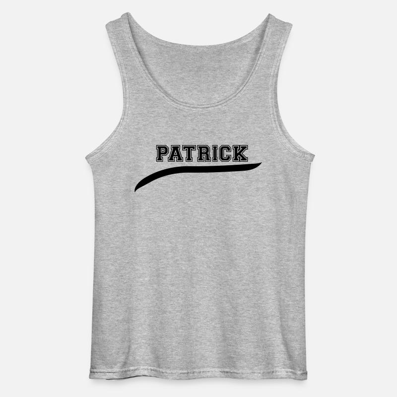 patrick_2 - Gildan Männer Tank Top - Grau meliert