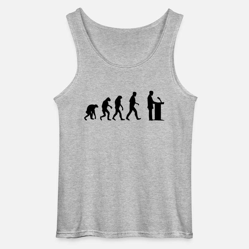 speaker evolution - Gildan Men’s Tank Top - sports grey