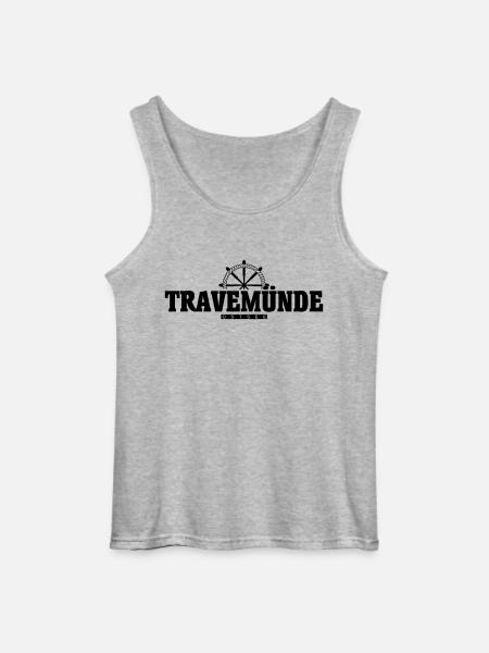 Travemünde - Gildan Männer Tank Top - Grau meliert