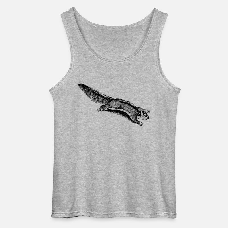 Gleithörnchen - Gildan Männer Tank Top - Grau meliert