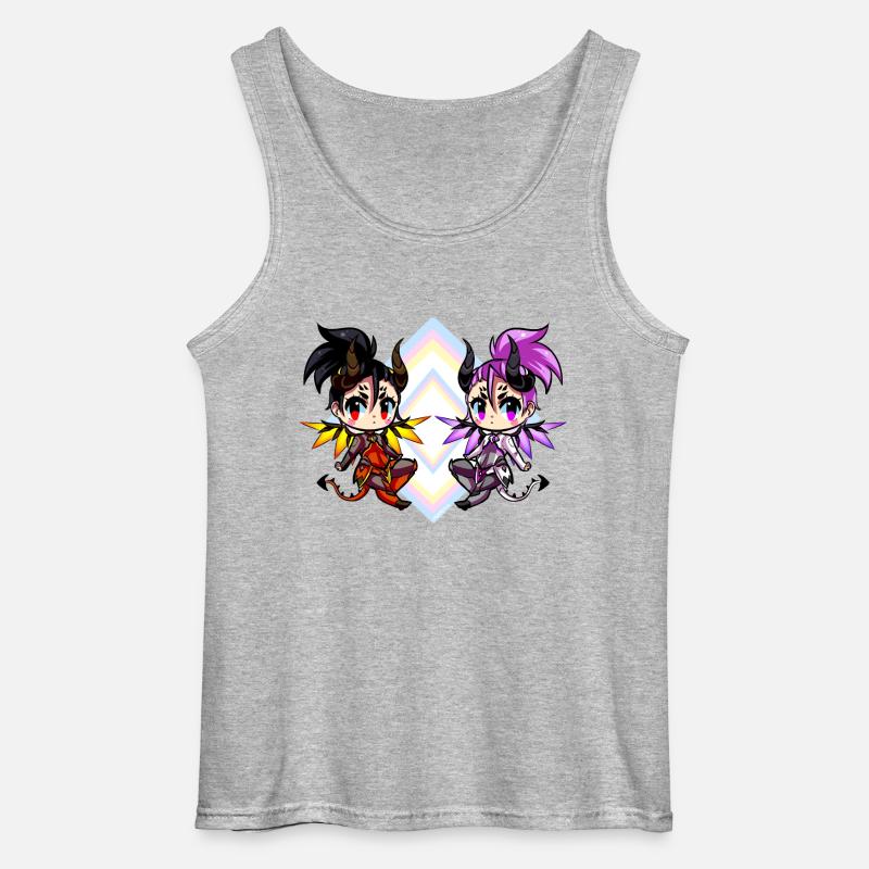Barmherzigkeit - Gildan Männer Tank Top - Grau meliert