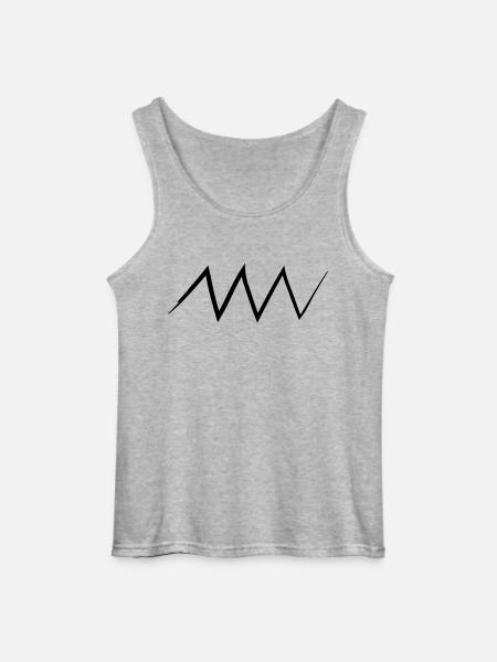 Rogue tines 1c Vicious Dog - Gildan Men’s Tank Top - sports grey