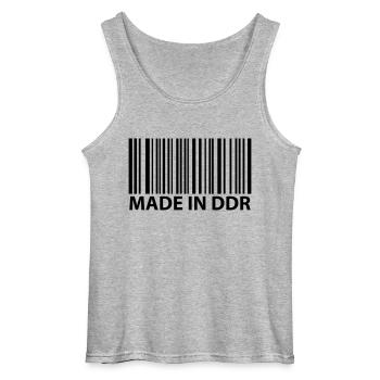 ddr - Gildan Männer Tank Top - Grau meliert - Vorne