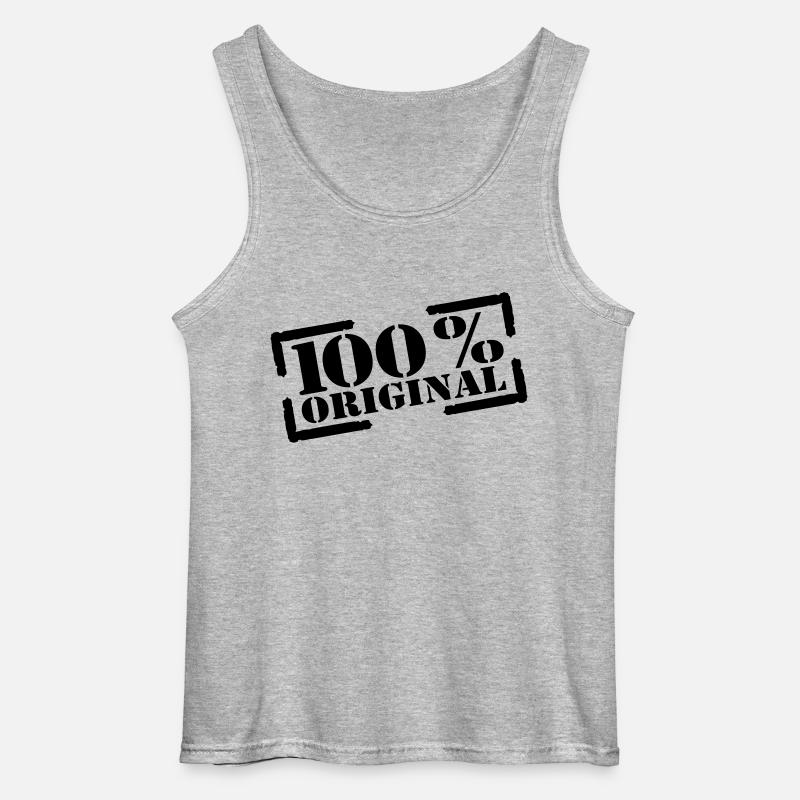 100% Original Stempel - Gildan Männer Tank Top - Grau meliert