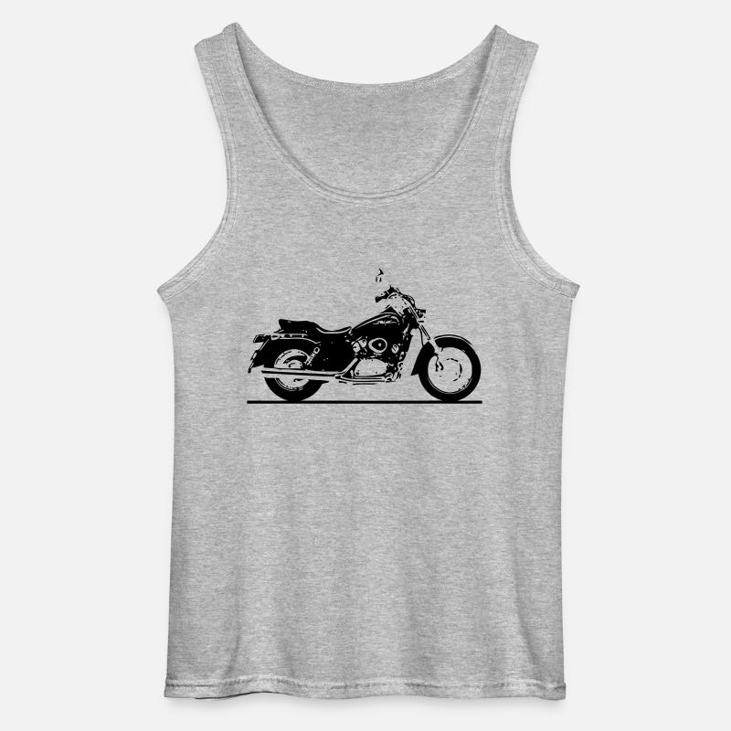 Chopper - Gildan Männer Tank Top - Grau meliert