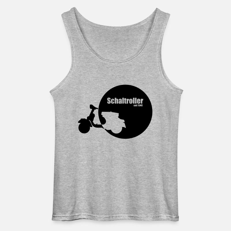 Schaltroller seit 1946 - Gildan Männer Tank Top - Grau meliert