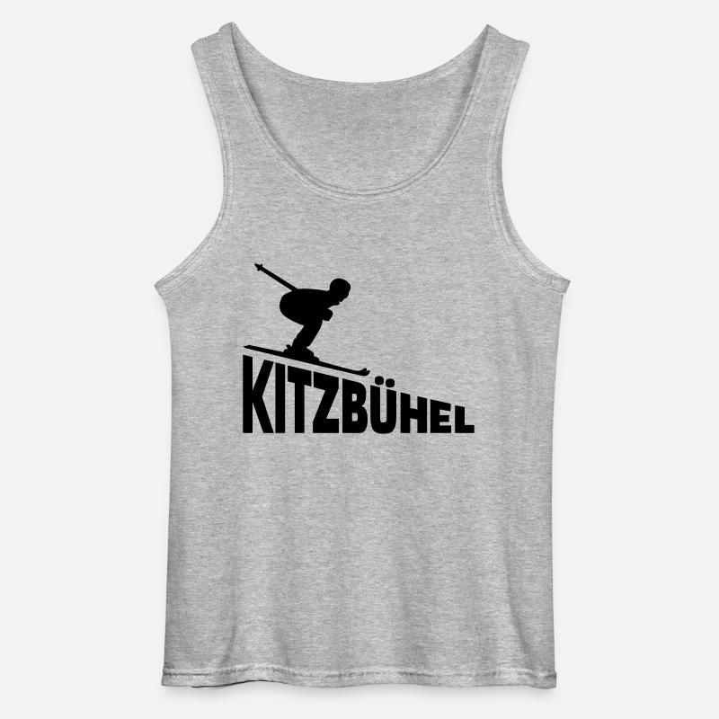 Kitzbühel - Gildan Männer Tank Top - Grau meliert