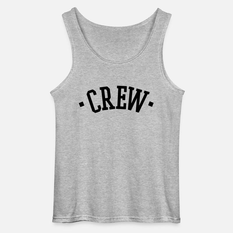 CREW - Gildan Männer Tank Top - Grau meliert