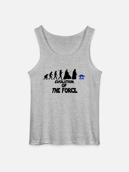 EVOLUTION OF THE FORCE - Débardeur Gildan Homme - gris chiné