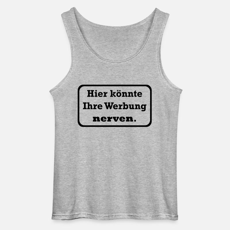 Werbung - Gildan Männer Tank Top - Grau meliert