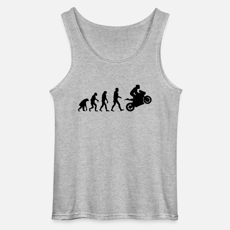 Sport Biker Evolution - Débardeur Gildan Homme - gris chiné