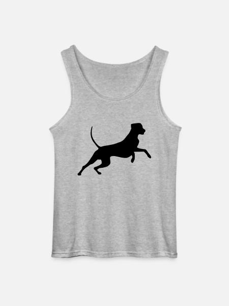 rhodesian_ridgeback_cb - Gildan Men’s Tank Top - sports grey