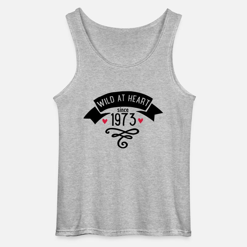 1973 - Gildan Männer Tank Top - Grau meliert
