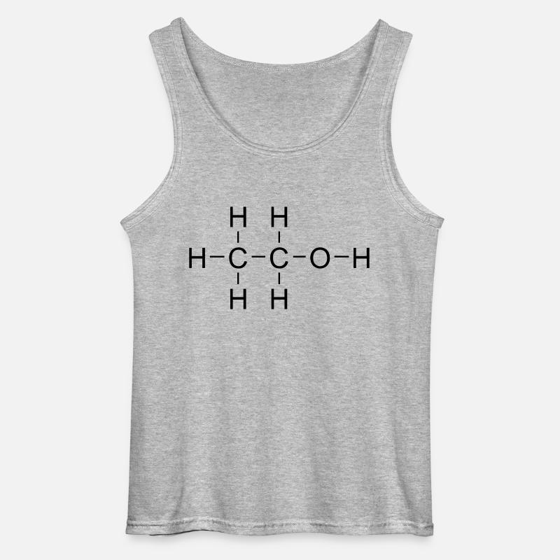 ethanol - Gildan Männer Tank Top - Grau meliert