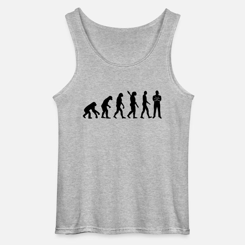 Security - Gildan Männer Tank Top - Grau meliert