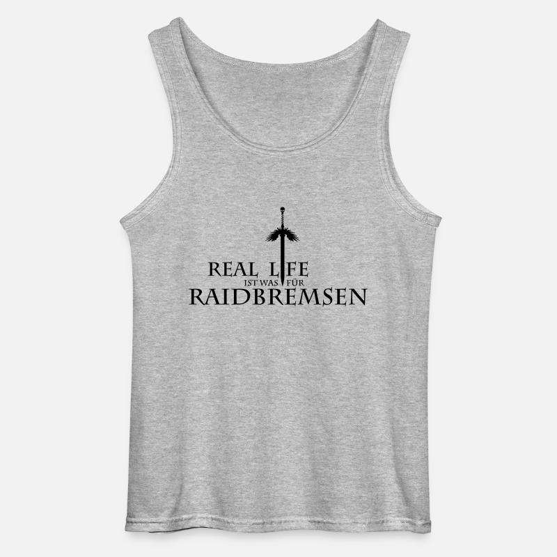 raidbremsen - Gildan Männer Tank Top - Grau meliert