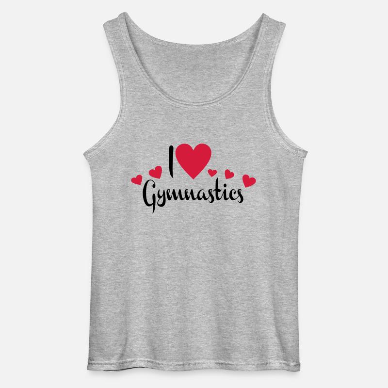 Gymnastik - Gildan Männer Tank Top - Grau meliert