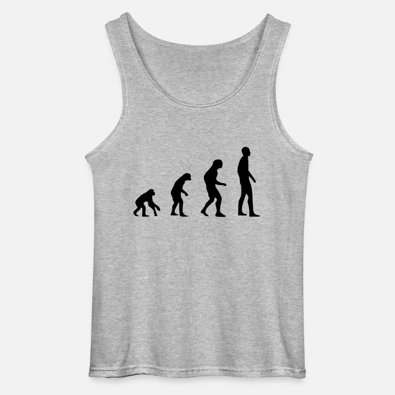 Evolution - Gildan Männer Tank Top - Grau meliert