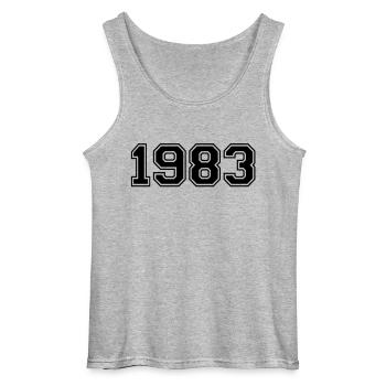 1983 - Gildan Men’s Tank Top - sports grey - Front