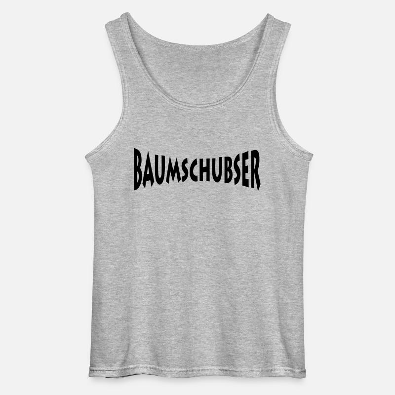 Baumschubser - Gildan Männer Tank Top - Grau meliert