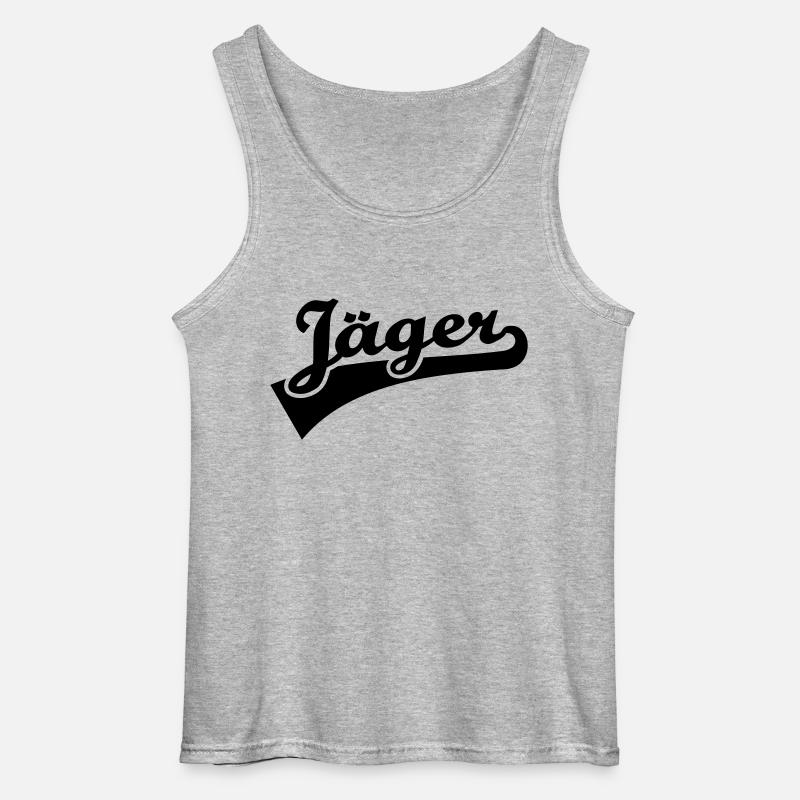 Jäger - Gildan Männer Tank Top - Grau meliert