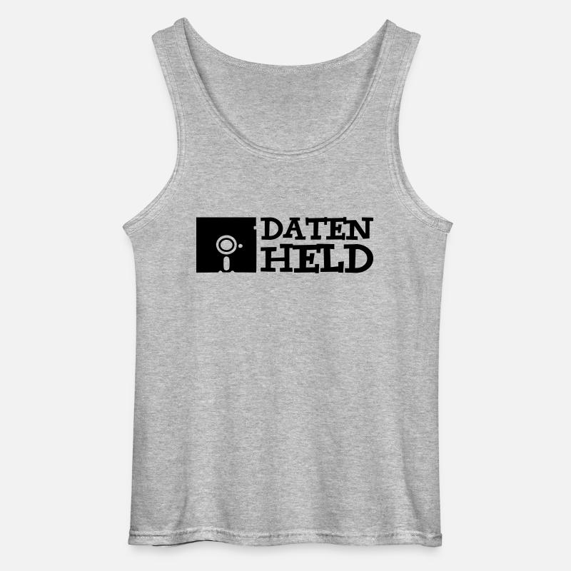daten_held 1c - Gildan Men’s Tank Top - sports grey