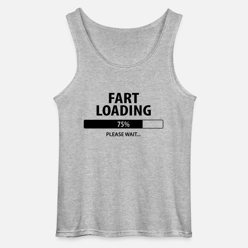 FART Loading - Gildan Männer Tank Top - Grau meliert