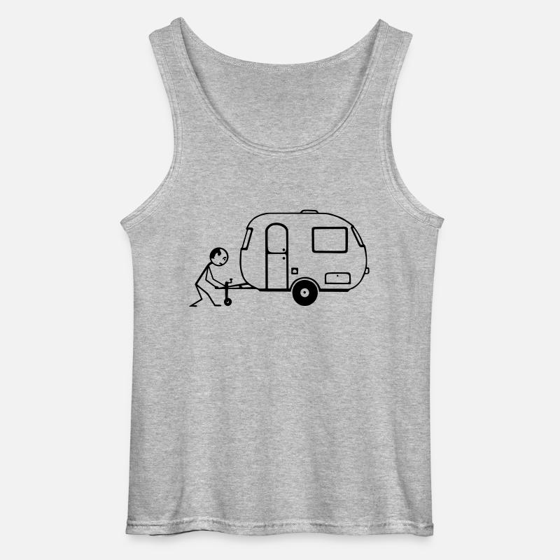 Caravan - Gildan Männer Tank Top - Grau meliert