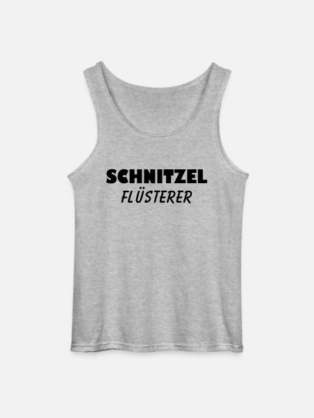 Schnitzel Flüsterer - Gildan Männer Tank Top - Grau meliert