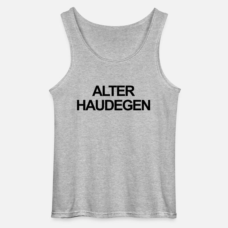 Alter Haudegen - Gildan Männer Tank Top - Grau meliert