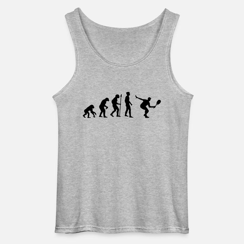 squash__evolution____f1 - Gildan Männer Tank Top - Grau meliert
