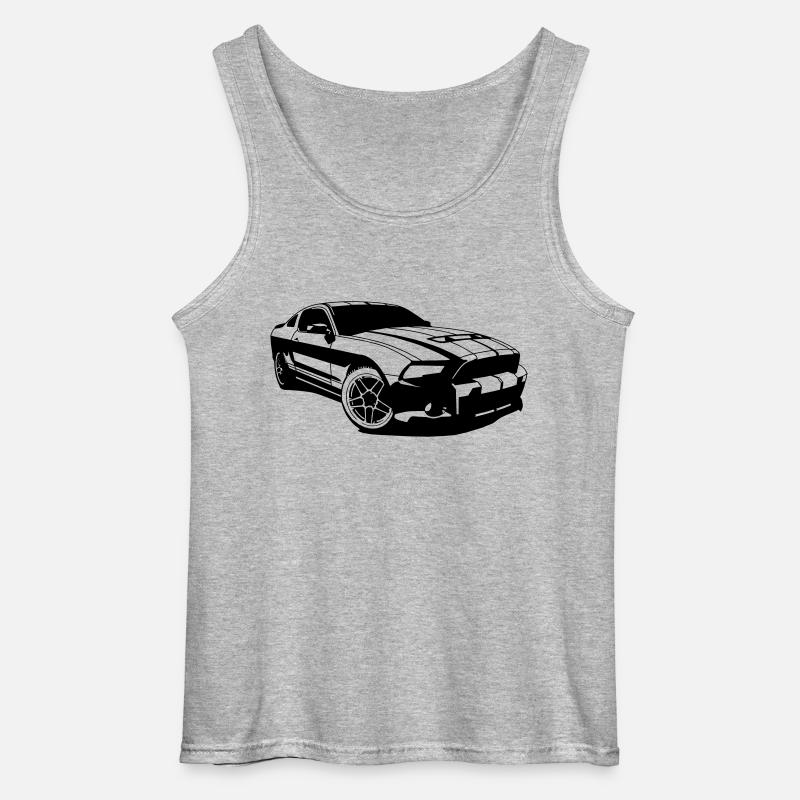 blockedTitle - Gildan Männer Tank Top - Grau meliert