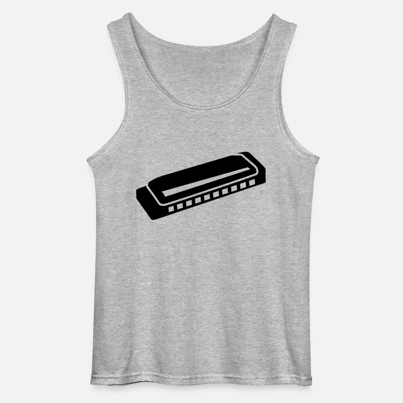 Harmonica - Gildan Men’s Tank Top - sports grey