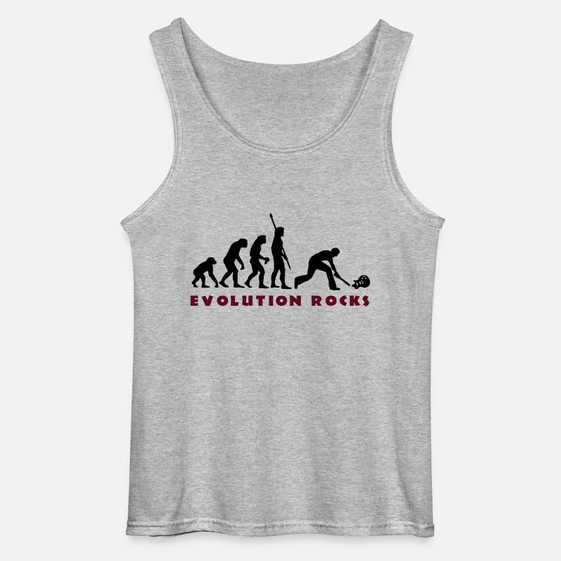 evolution_smash_guitar_01_b_2c - Gildan Männer Tank Top - Grau meliert
