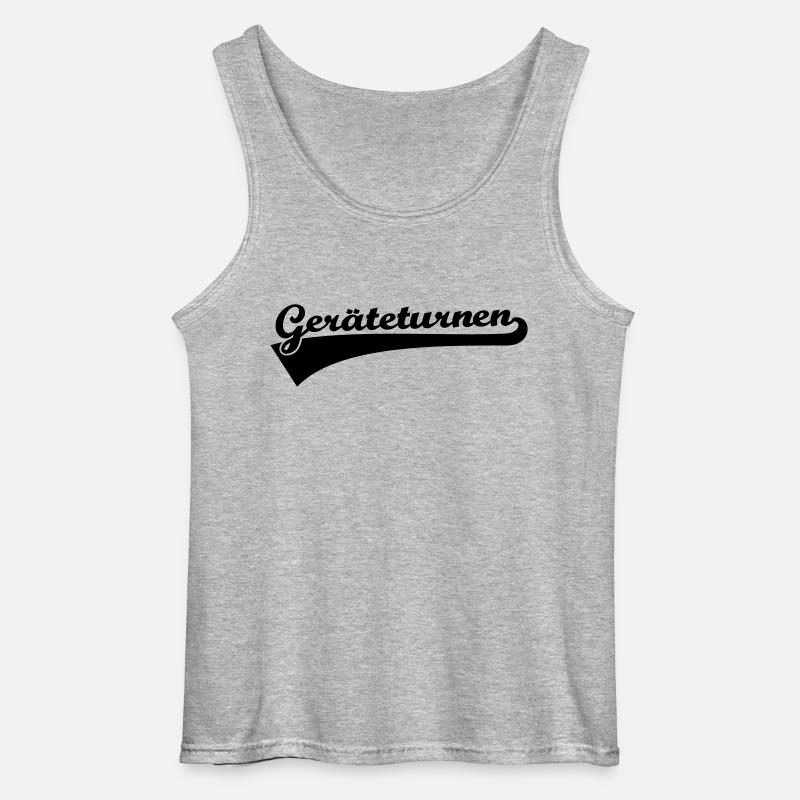 Geräteturnen - Gildan Männer Tank Top - Grau meliert