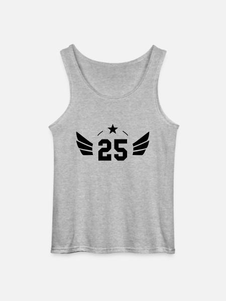 25 Years - Gildan Männer Tank Top - Grau meliert