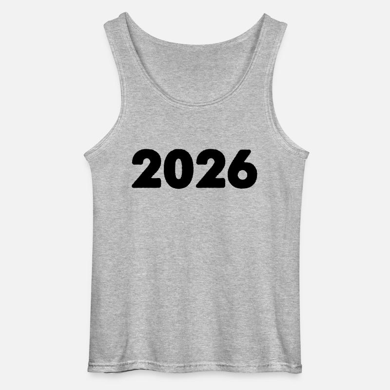 2026 - Gildan Männer Tank Top - Grau meliert
