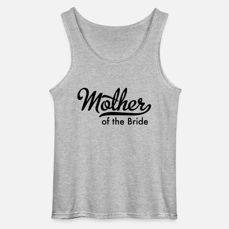 Mutter der Braut - Gildan Männer Tank Top - Grau meliert