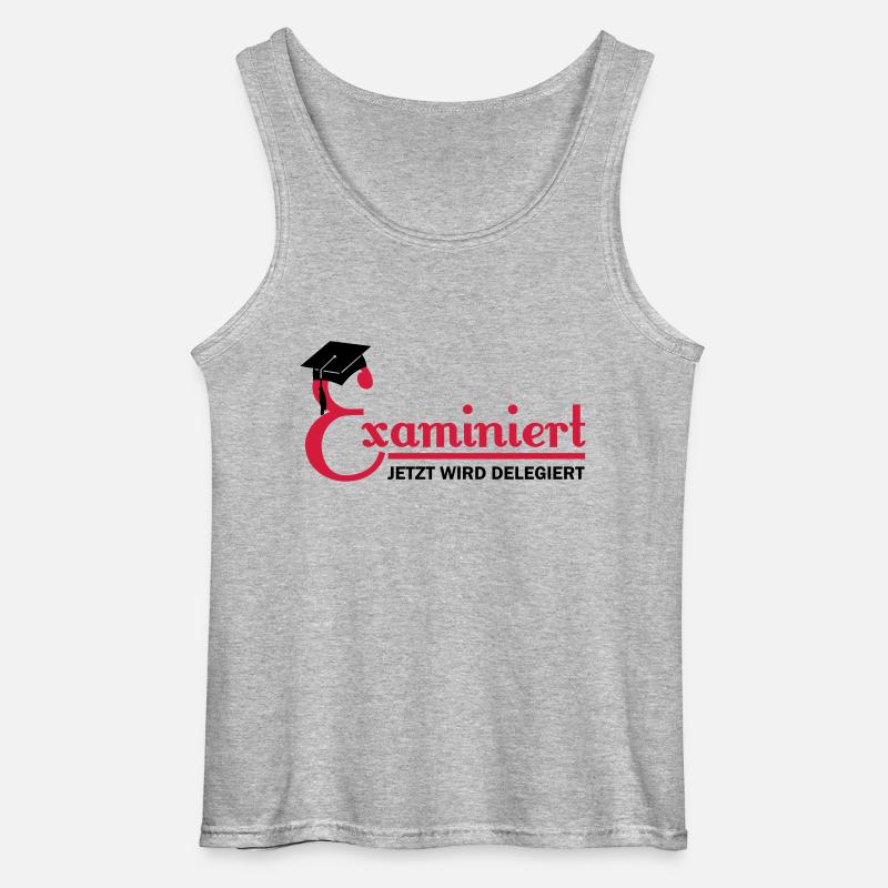 examiniert - jetzt wird delegiert - Gildan Men’s Tank Top - sports grey