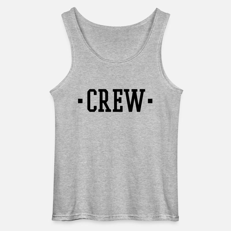 CREW - Gildan Männer Tank Top - Grau meliert