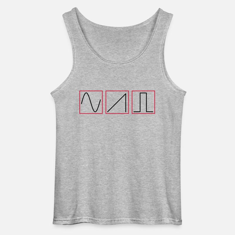 srd_layers - Gildan Männer Tank Top - Grau meliert
